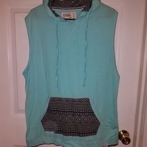Sleeveless hoodie